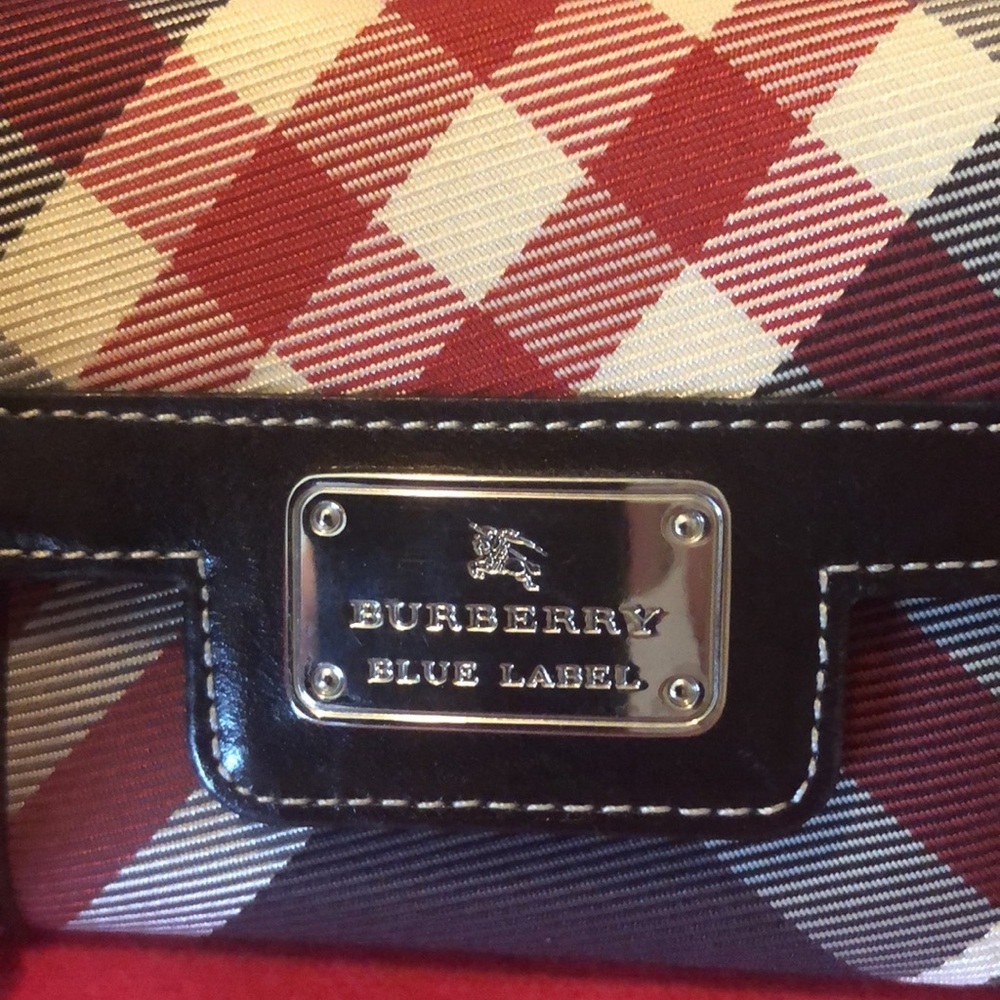 Burberry Blue Label Haymarket Check Card Holder / Wallet, with COA - Picture 3 of 11